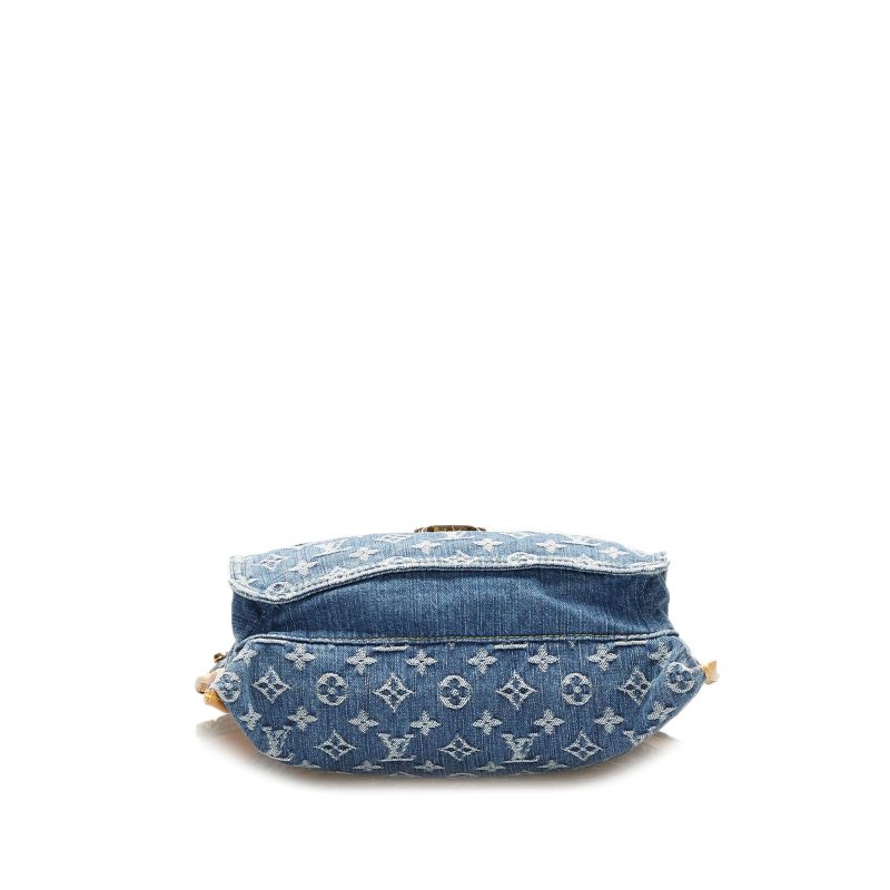 Louis Vuitton Monogram Denim Sac Plat (SHG-2SDTFz) - Barde - Image 4