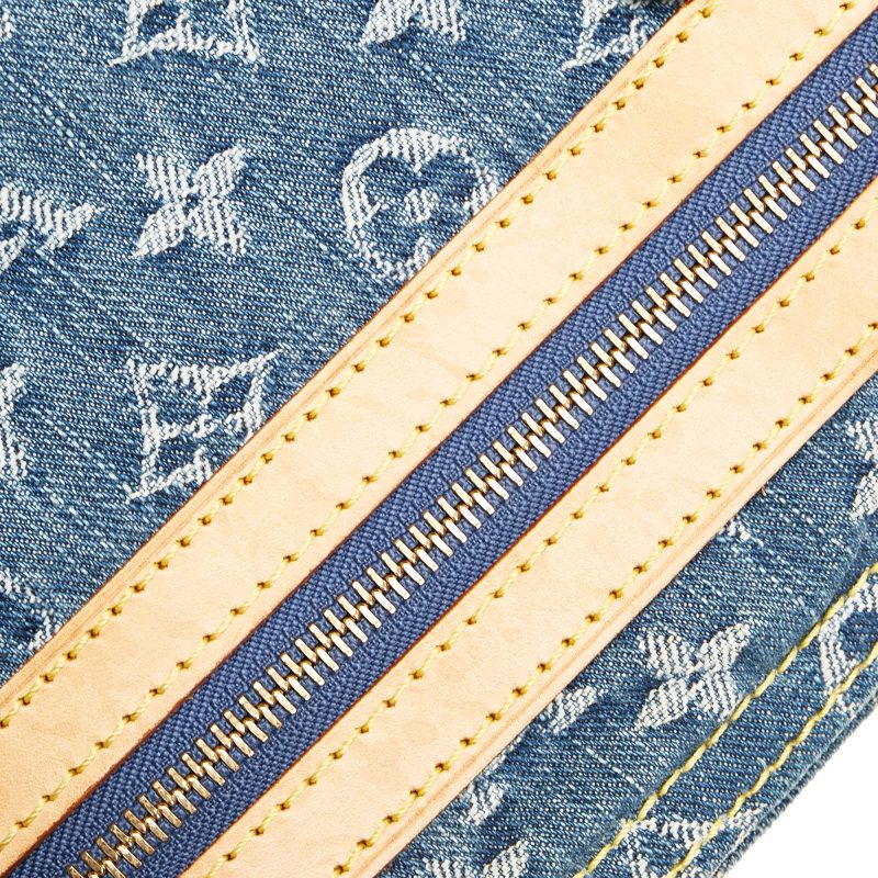 Louis Vuitton Monogram Denim Sac Plat (SHG-2SDTFz) - Barde - Image 9