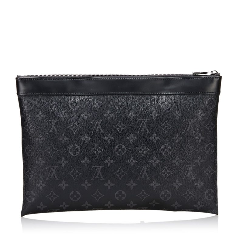 Louis Vuitton Monogram Eclipse Discovery Pochette (SHG-36519) - Barde - Image 3