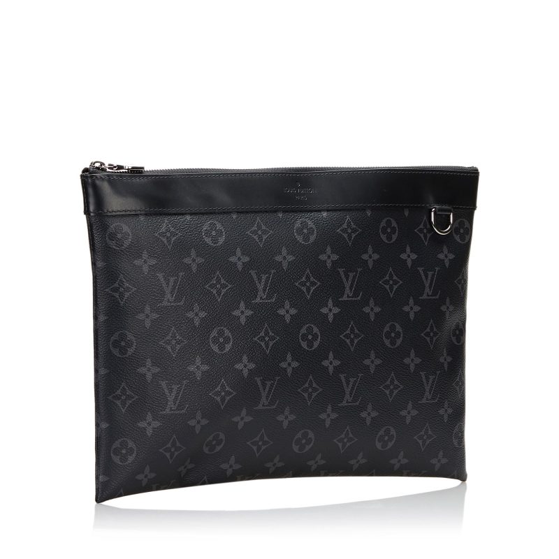 Louis Vuitton Monogram Eclipse Discovery Pochette (SHG-36519) - Barde - Image 2