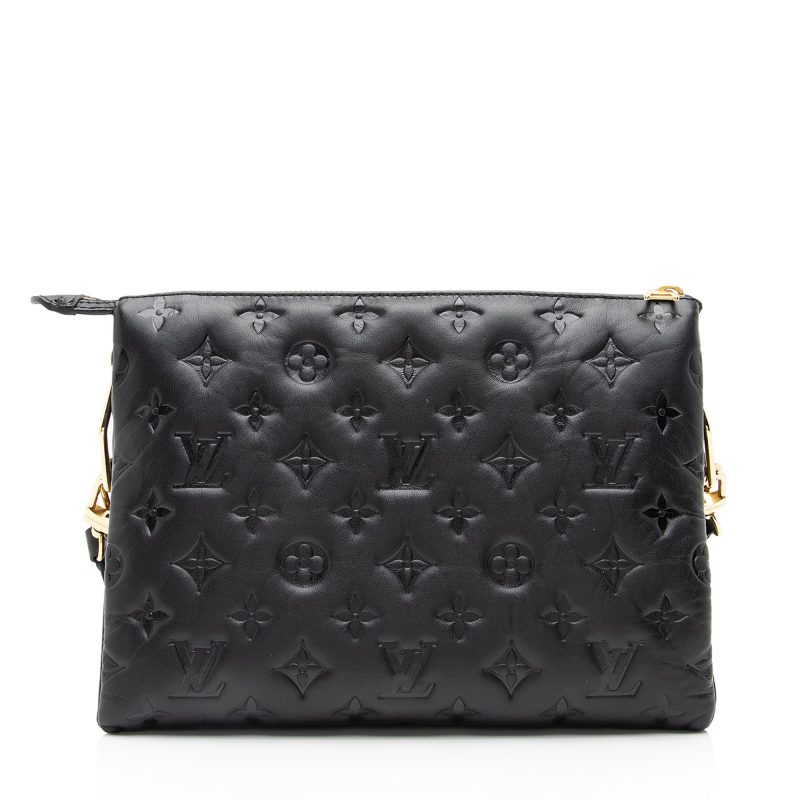 Louis Vuitton Monogram Embossed Lambskin Coussin PM Shoulder Bag (SHF-23655) - Barde - Image 3