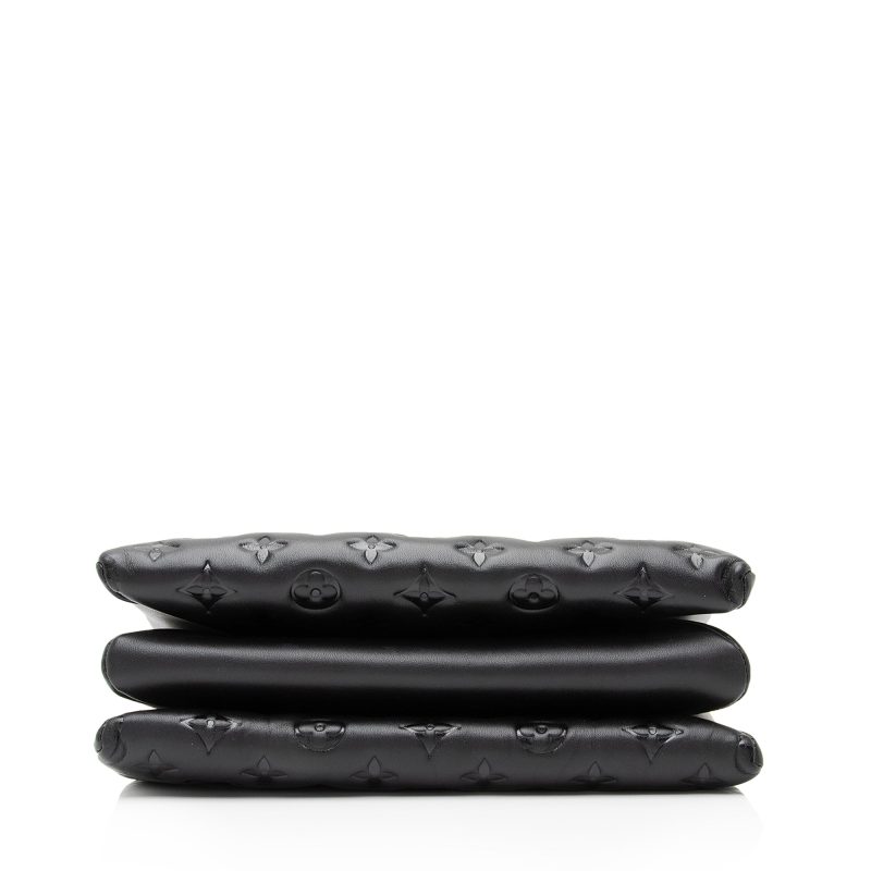 Louis Vuitton Monogram Embossed Lambskin Coussin PM Shoulder Bag (SHF-23655) - Barde - Image 4