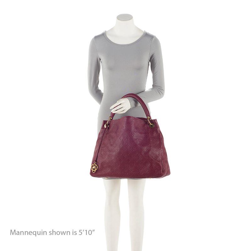 Louis Vuitton Monogram Empreinte Artsy MM Shoulder Bag (SHF-20975) - Barde - Image 5