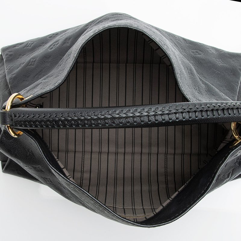 Louis Vuitton Monogram Empreinte Artsy MM Shoulder Bag (SHF-23692) - Barde - Image 7