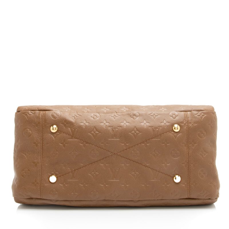Louis Vuitton Monogram Empreinte Artsy MM Shoulder Bag (SHF-23453) - Barde - Image 4