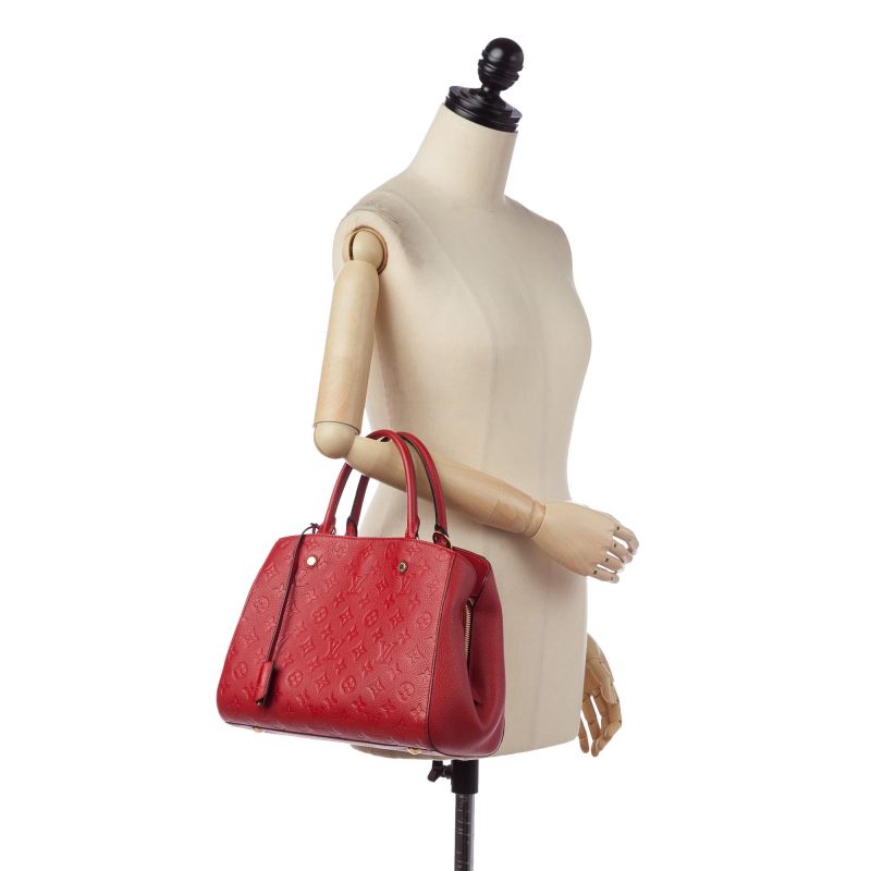 Louis Vuitton Monogram Empreinte Montaigne MM (SHG-34487) - Barde - Image 10