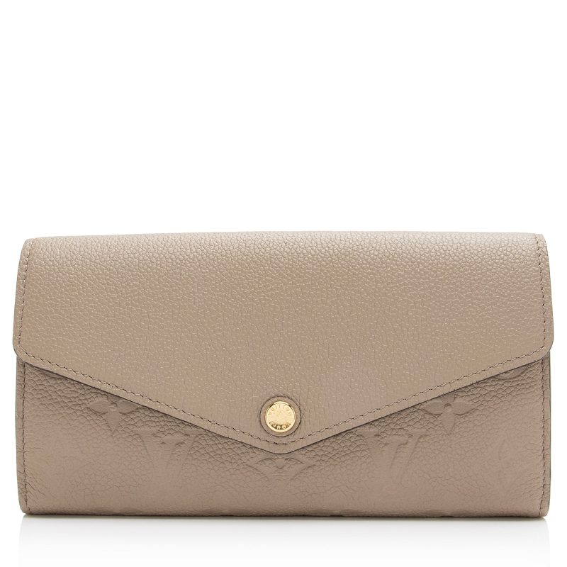 Louis Vuitton Monogram Empreinte Sarah Wallet (SHF-23115) - Barde