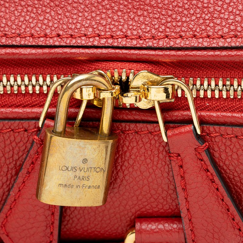 Louis Vuitton Monogram Empreinte Speedy Bandouliere 25 Satchel (SHF-15020) - Barde - Image 10