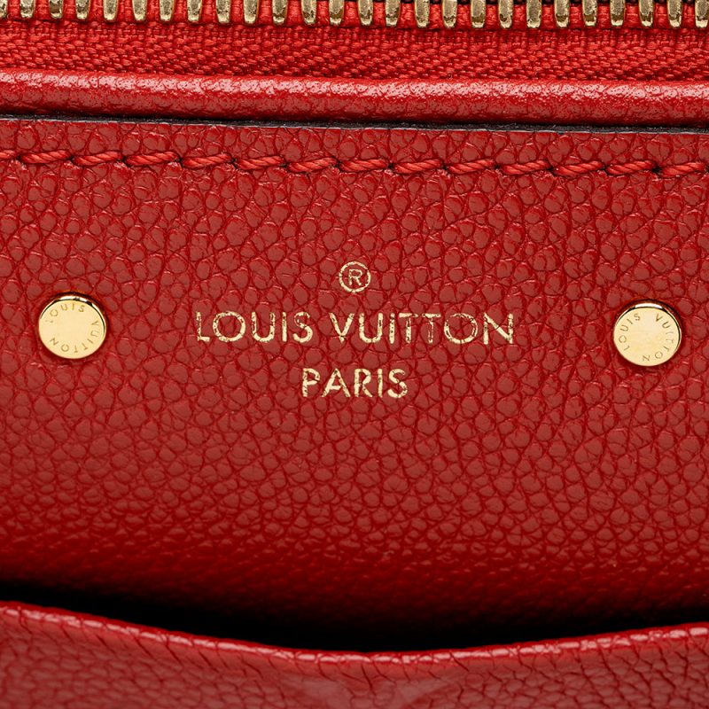 Louis Vuitton Monogram Empreinte Speedy Bandouliere 25 Satchel (SHF-15020) - Barde - Image 9