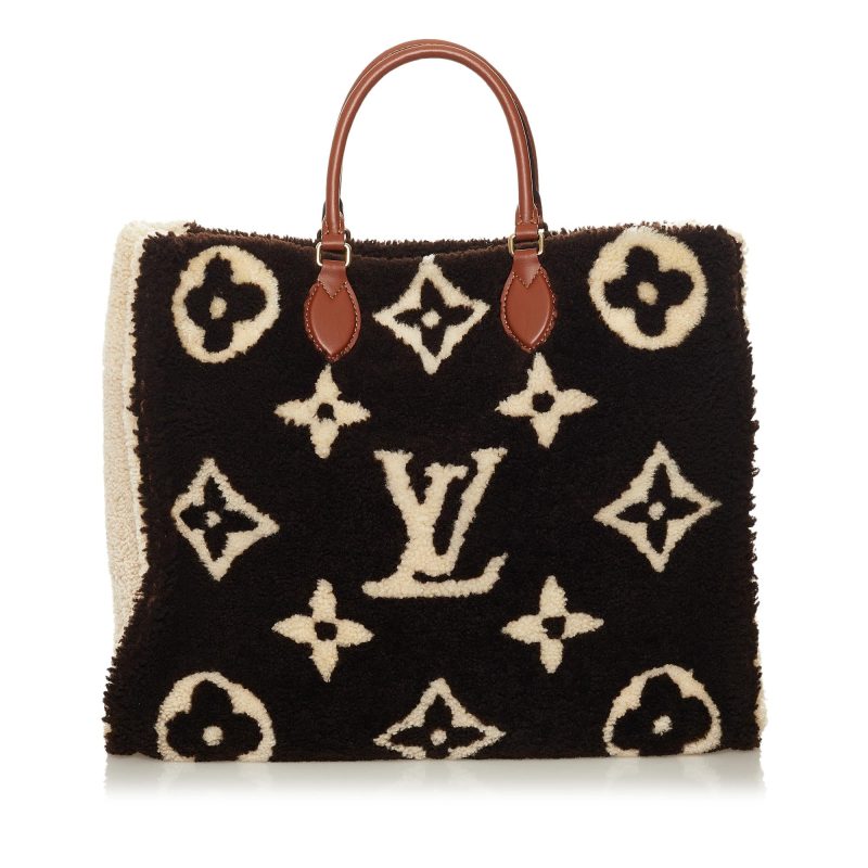 Louis Vuitton Monogram Giant Shearling Teddy Onthego GM (SHG-35056) - Barde - Image 3