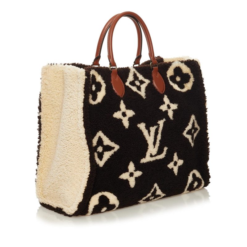 Louis Vuitton Monogram Giant Shearling Teddy Onthego GM (SHG-37287) - Barde - Image 2