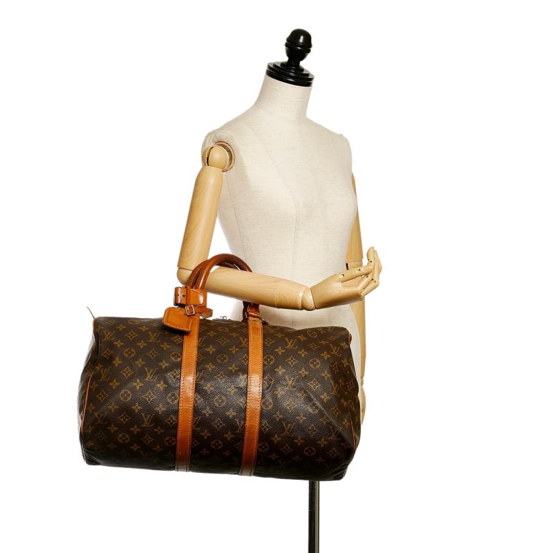 Louis Vuitton Monogram Keepall 45 (SHG-34130) - Barde - Image 5