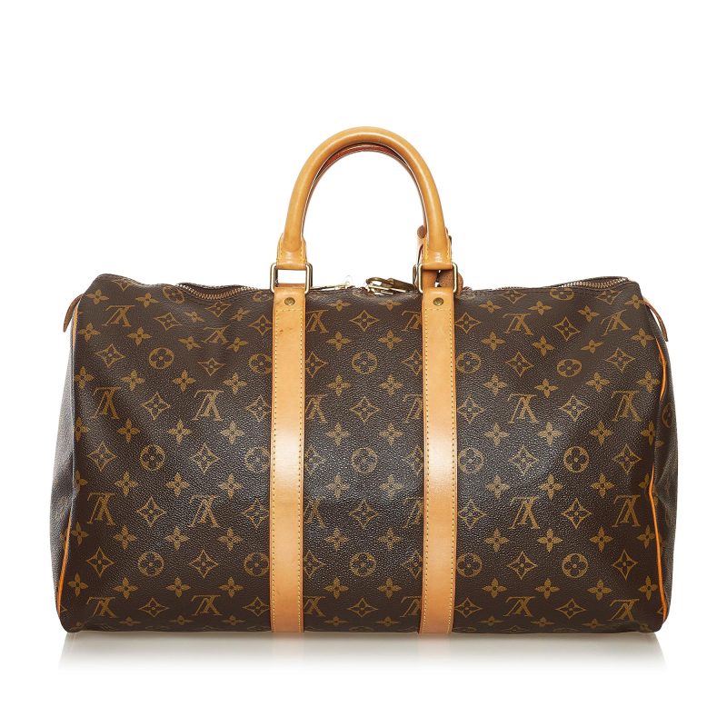 Louis Vuitton Monogram Keepall 45 (SHG-34484) - Barde - Image 3