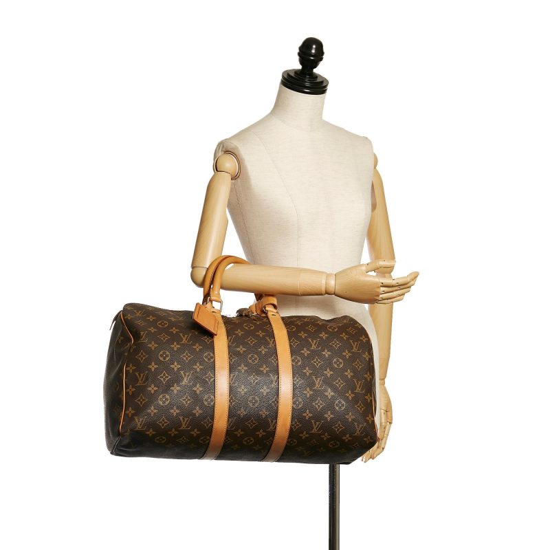 Louis Vuitton Monogram Keepall 45 (SHG-34484) - Barde - Image 5