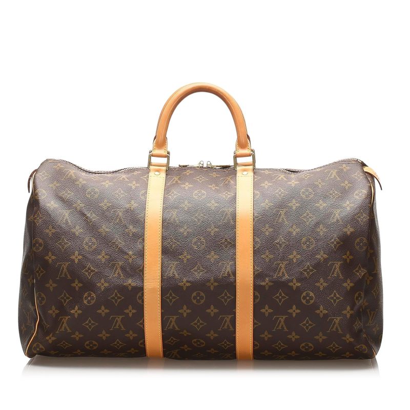 Louis Vuitton Monogram Keepall 50 (SHG-22727) - Barde - Image 3