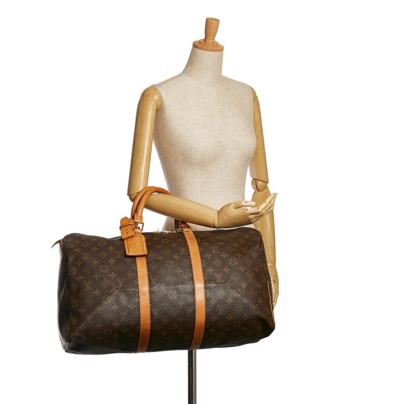 Louis Vuitton Monogram Keepall 50 (SHG-36324) - Barde - Image 5