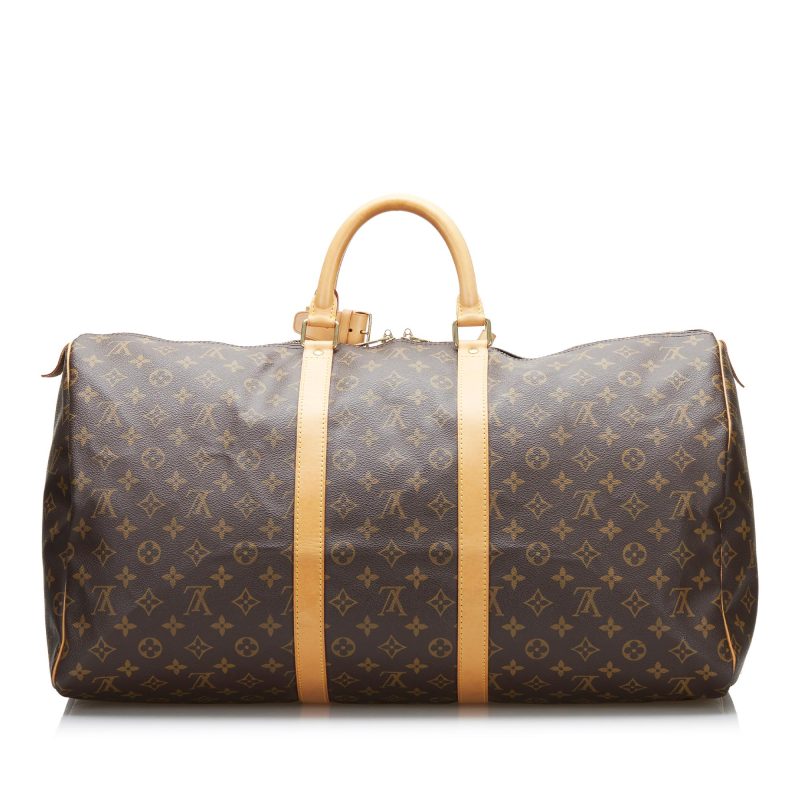 Louis Vuitton Monogram Keepall 55 (SHG-35255) - Barde - Image 3