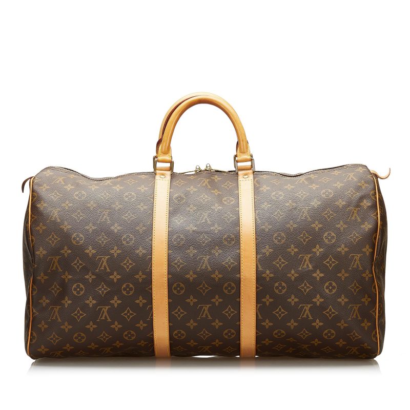 Louis Vuitton Monogram Keepall 55 (SHG-36003) - Barde - Image 3