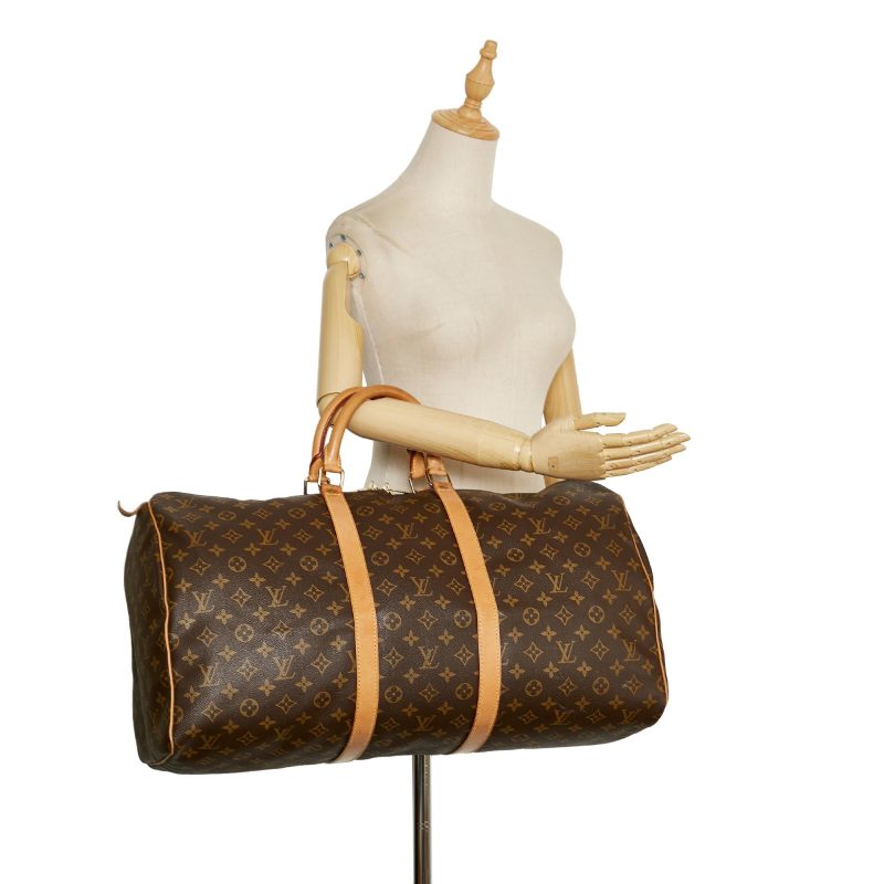 Louis Vuitton Monogram Keepall 55 (SHG-36003) - Barde - Image 5