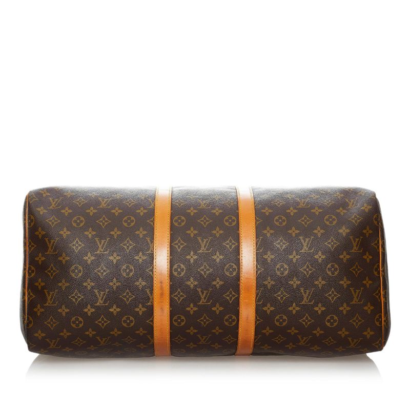 Louis Vuitton Monogram Keepall 55 (SHG-36328) - Barde - Image 4