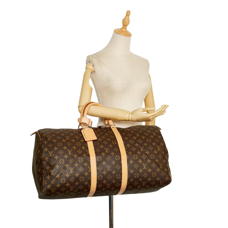 Louis Vuitton Monogram Keepall 55 (SHG-36759) - Barde - Image 5