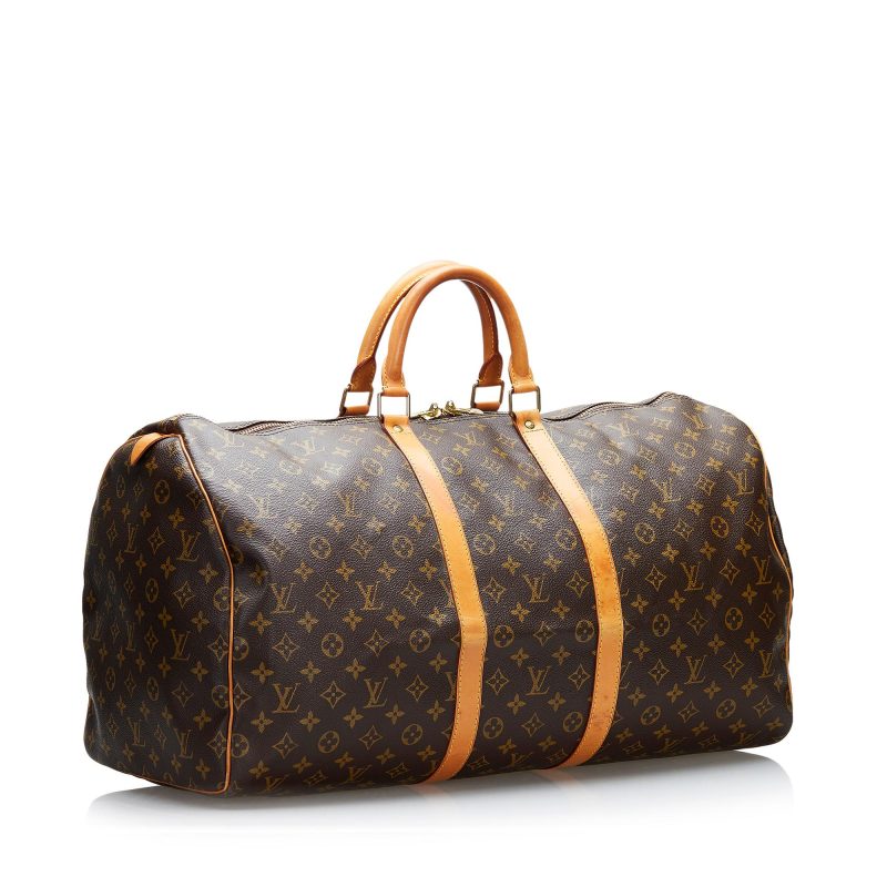 Louis Vuitton Monogram Keepall 55 (SHG-37159) - Barde - Image 2
