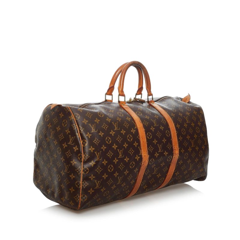 Louis Vuitton Monogram Keepall 55 (SHG-37699) - Barde - Image 2