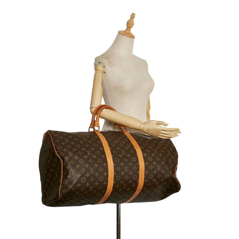 Louis Vuitton Monogram Keepall 60 (SHG-36558) - Barde - Image 5