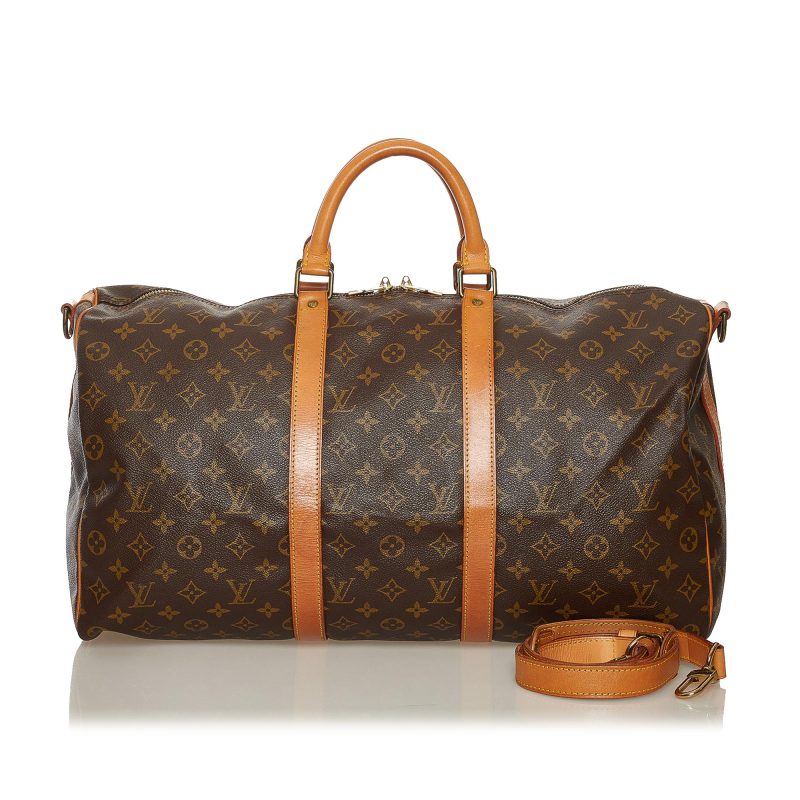 Louis Vuitton Monogram Keepall Bandouliere 50 (SHG-34411) - Barde - Image 5