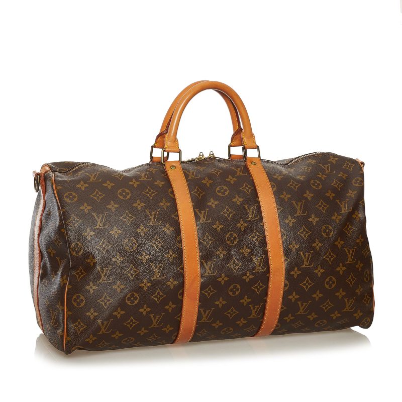 Louis Vuitton Monogram Keepall Bandouliere 50 (SHG-34411) - Barde - Image 2