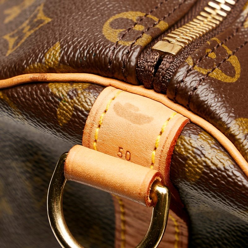 Louis Vuitton Monogram Keepall Bandouliere 50 (SHG-36514) - Barde - Image 8