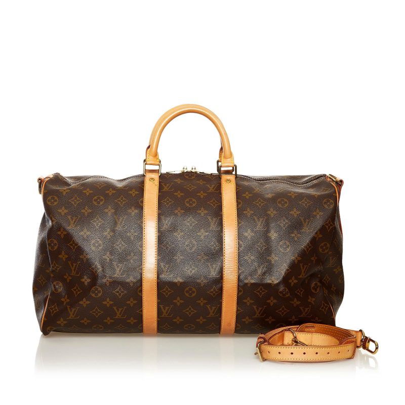 Louis Vuitton Monogram Keepall Bandouliere 50 (SHG-36514) - Barde - Image 5