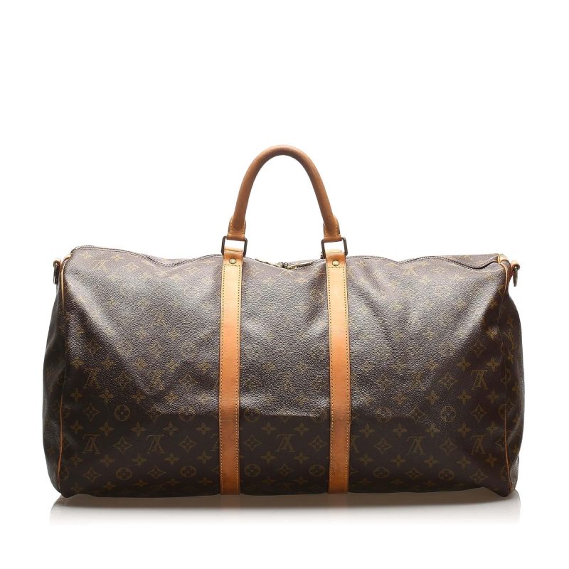 Louis Vuitton Monogram Keepall Bandouliere 55 (SHG-22726) - Barde - Image 3