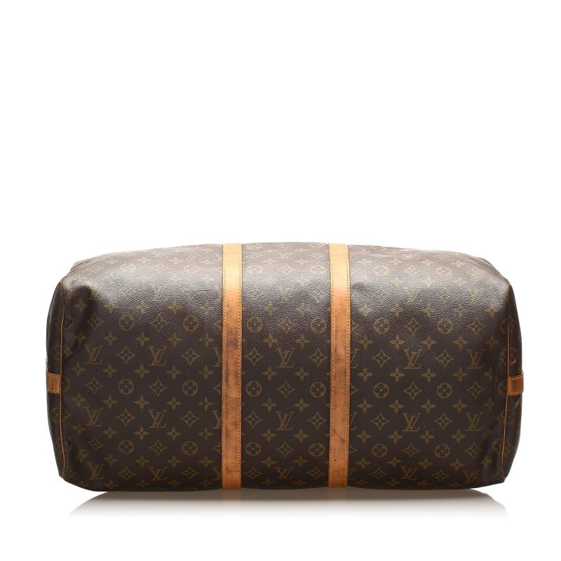 Louis Vuitton Monogram Keepall Bandouliere 55 (SHG-22726) - Barde - Image 4