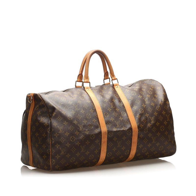 Louis Vuitton Monogram Keepall Bandouliere 55 (SHG-22726) - Barde - Image 2