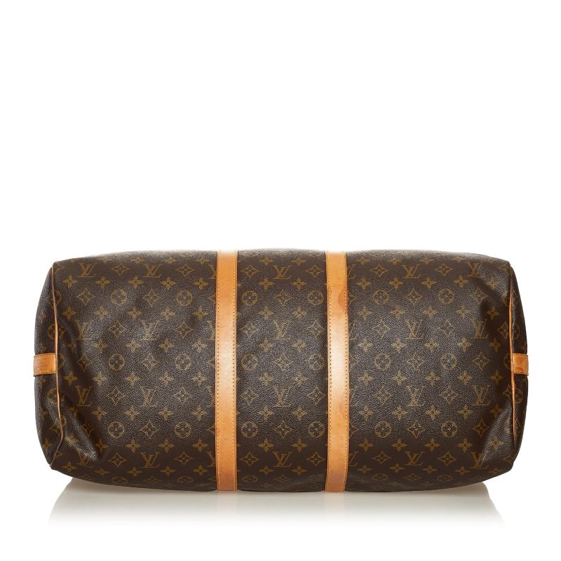 Louis Vuitton Monogram Keepall Bandouliere 55 (SHG-34911) - Barde - Image 4