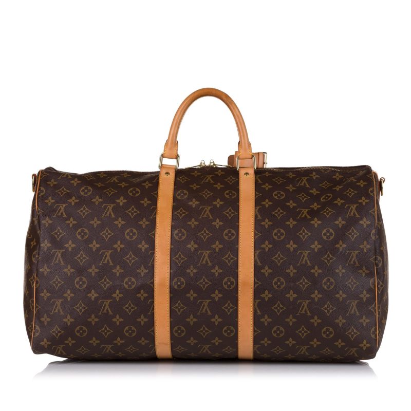 Louis Vuitton Monogram Keepall Bandouliere 55 (SHG-35116) - Barde - Image 3