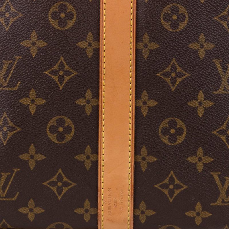 Louis Vuitton Monogram Keepall Bandouliere 55 (SHG-35116) - Barde - Image 10