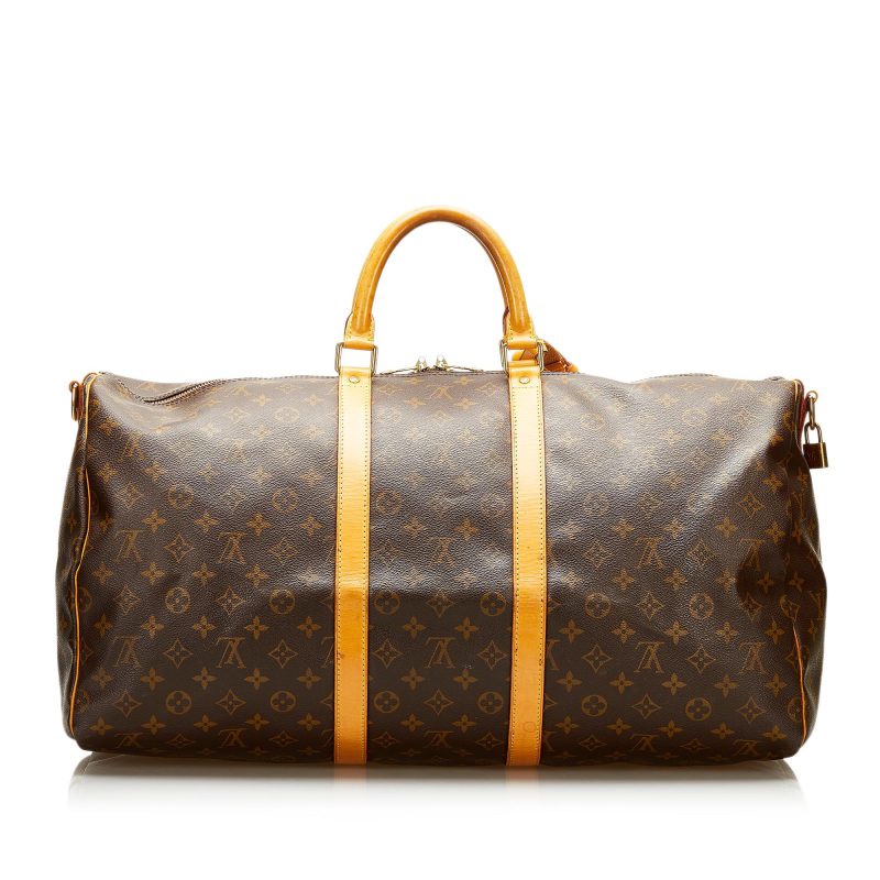 Louis Vuitton Monogram Keepall Bandouliere 55 (SHG-35656) - Barde - Image 3
