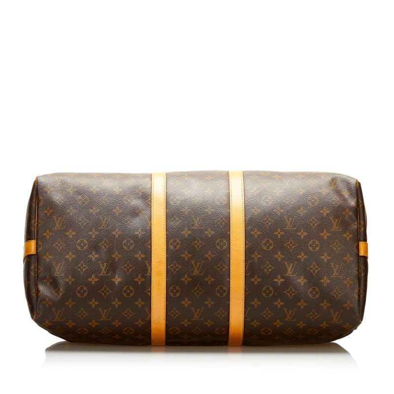 Louis Vuitton Monogram Keepall Bandouliere 55 (SHG-35656) - Barde - Image 4
