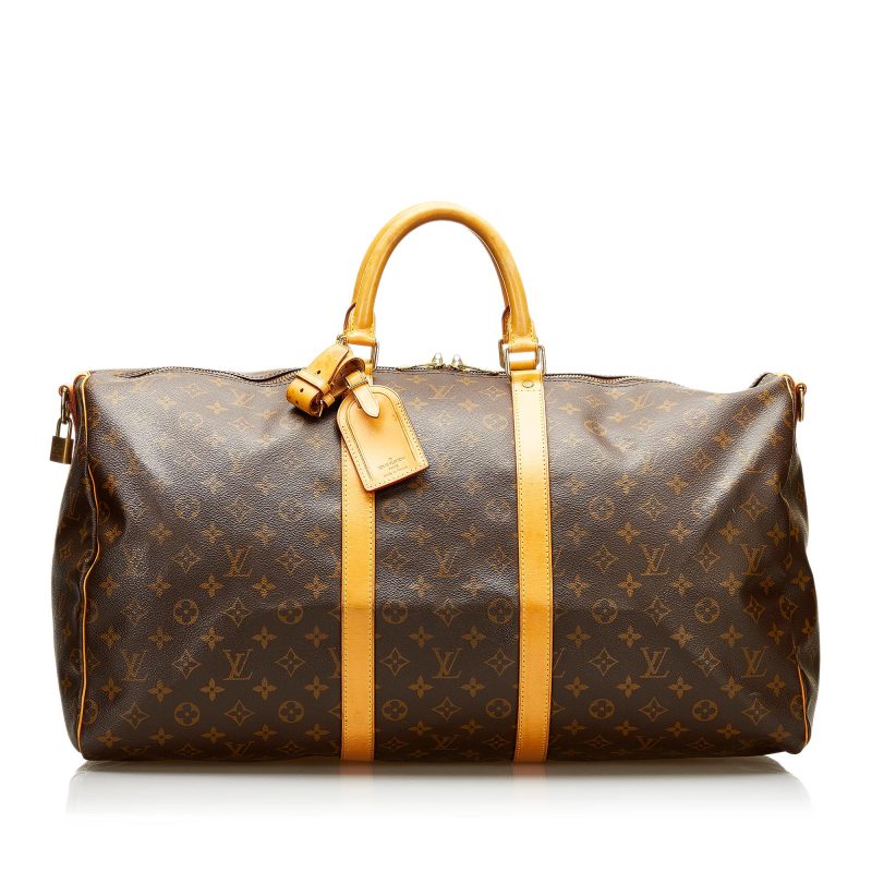 Louis Vuitton Monogram Keepall Bandouliere 55 (SHG-35656) - Barde