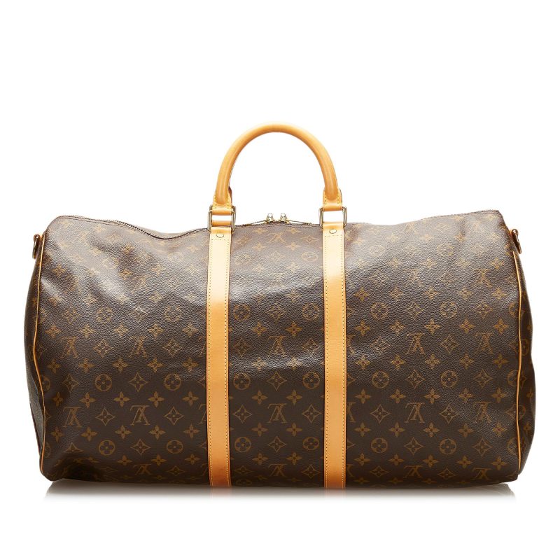 Louis Vuitton Monogram Keepall Bandouliere 55 (SHG-35771) - Barde - Image 3
