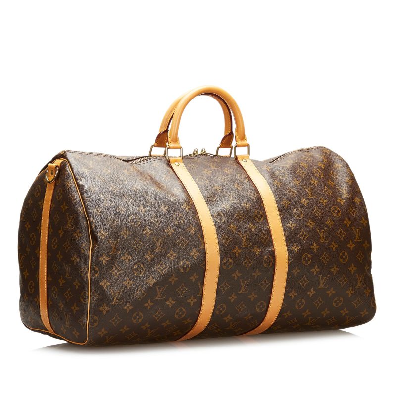 Louis Vuitton Monogram Keepall Bandouliere 55 (SHG-35771) - Barde - Image 2
