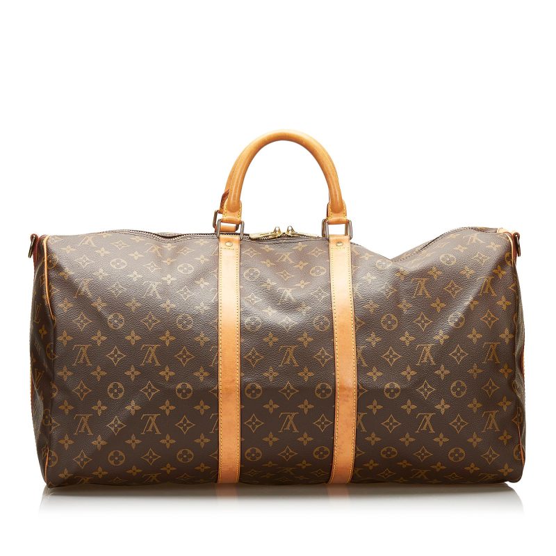 Louis Vuitton Monogram Keepall Bandouliere 55 (SHG-35784) - Barde - Image 3