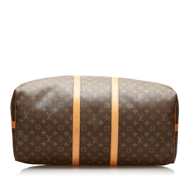 Louis Vuitton Monogram Keepall Bandouliere 55 (SHG-35784) - Barde - Image 4