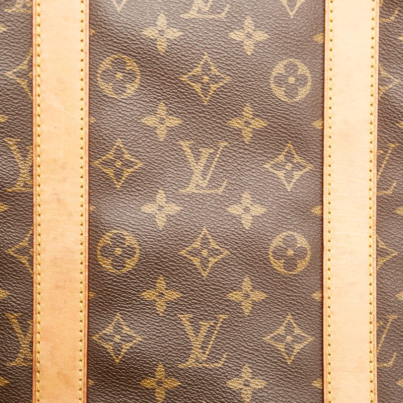 Louis Vuitton Monogram Keepall Bandouliere 55 (SHG-35784) - Barde - Image 10