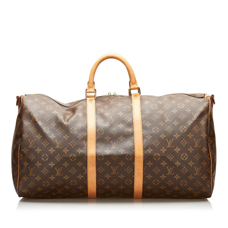 Louis Vuitton Monogram Keepall Bandouliere 55 (SHG-35784) - Barde