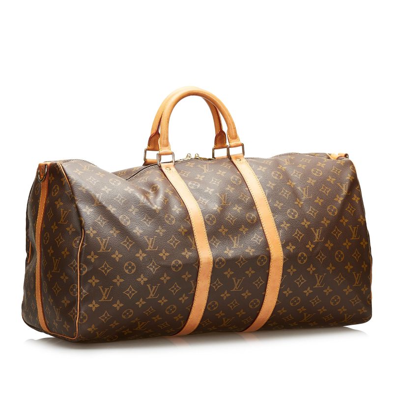 Louis Vuitton Monogram Keepall Bandouliere 55 (SHG-35784) - Barde - Image 2