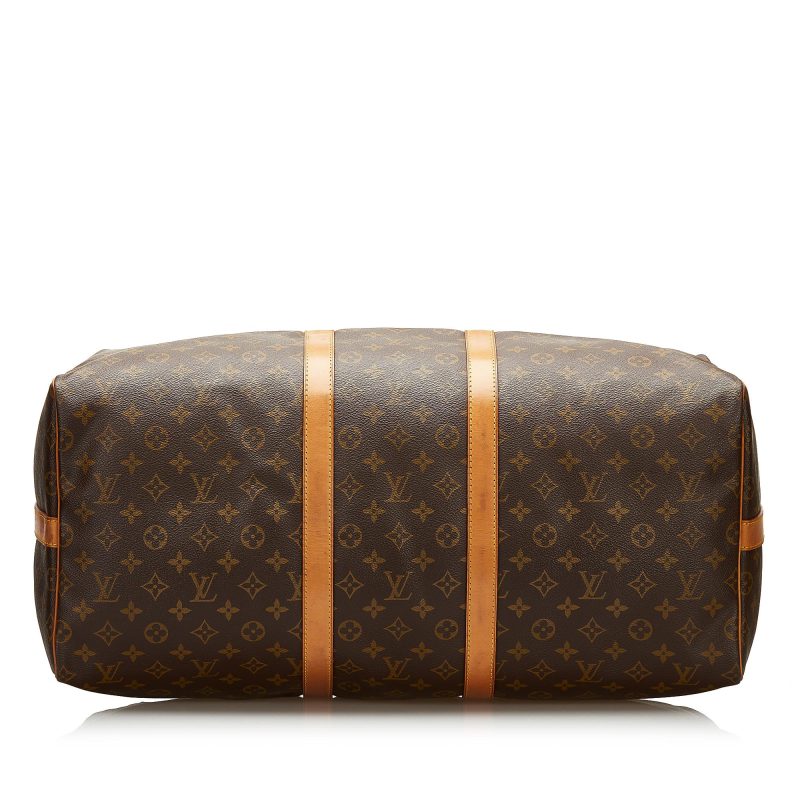 Louis Vuitton Monogram Keepall Bandouliere 55 (SHG-35915) - Barde - Image 4
