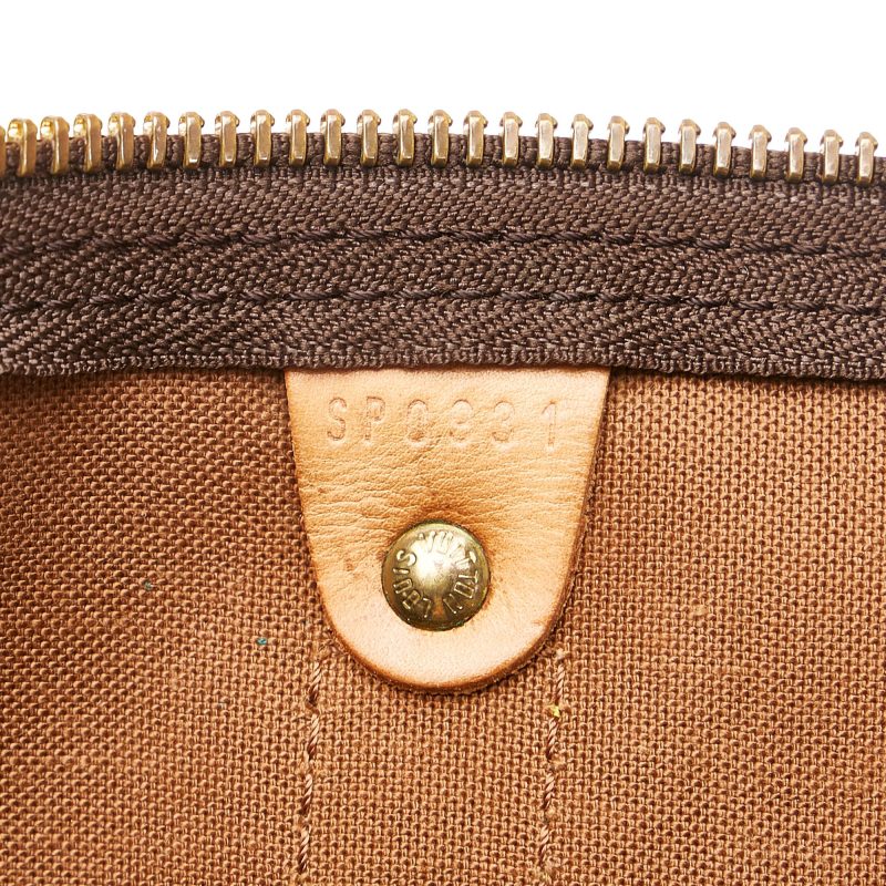 Louis Vuitton Monogram Keepall Bandouliere 55 (SHG-35915) - Barde - Image 8
